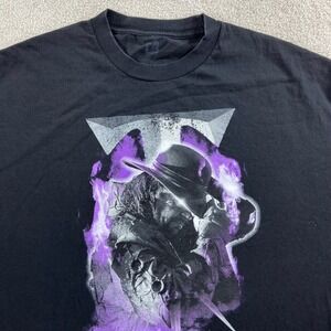 WWE The Undertaker T-Shirt Mens XXL‎ Black Thank You Taker Purple Graphic Tee